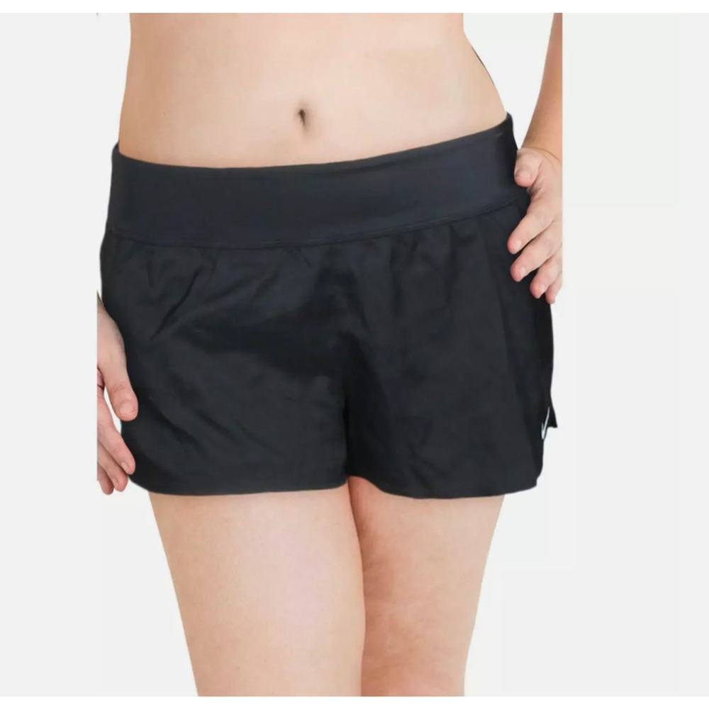 Nike Womens Black Boardshorts Full Coverage Swim Bottom Separates M 10287